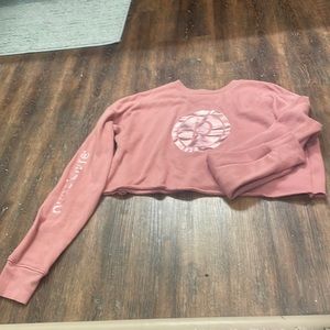 Pure barre crop sweatshirt